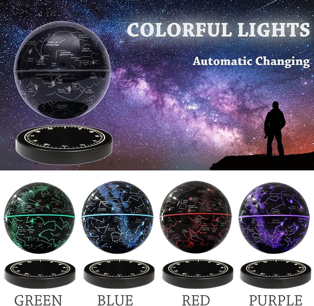 Magnetic levitating constellation globe lamp - product photo 12