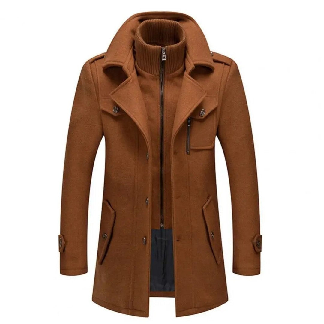 Man wearing the Otis men's jacket, back view