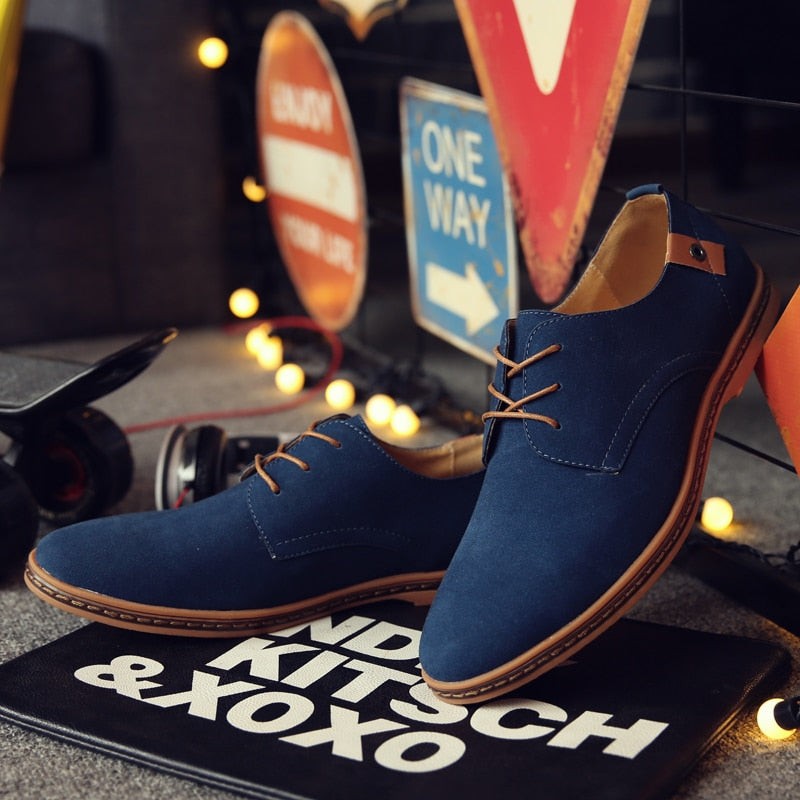 Men's lace-up Oxford shoes - product photo 1