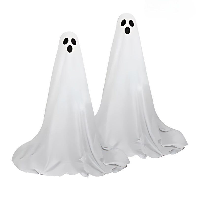 LED-lit hanging ghost decoration - product photo 4