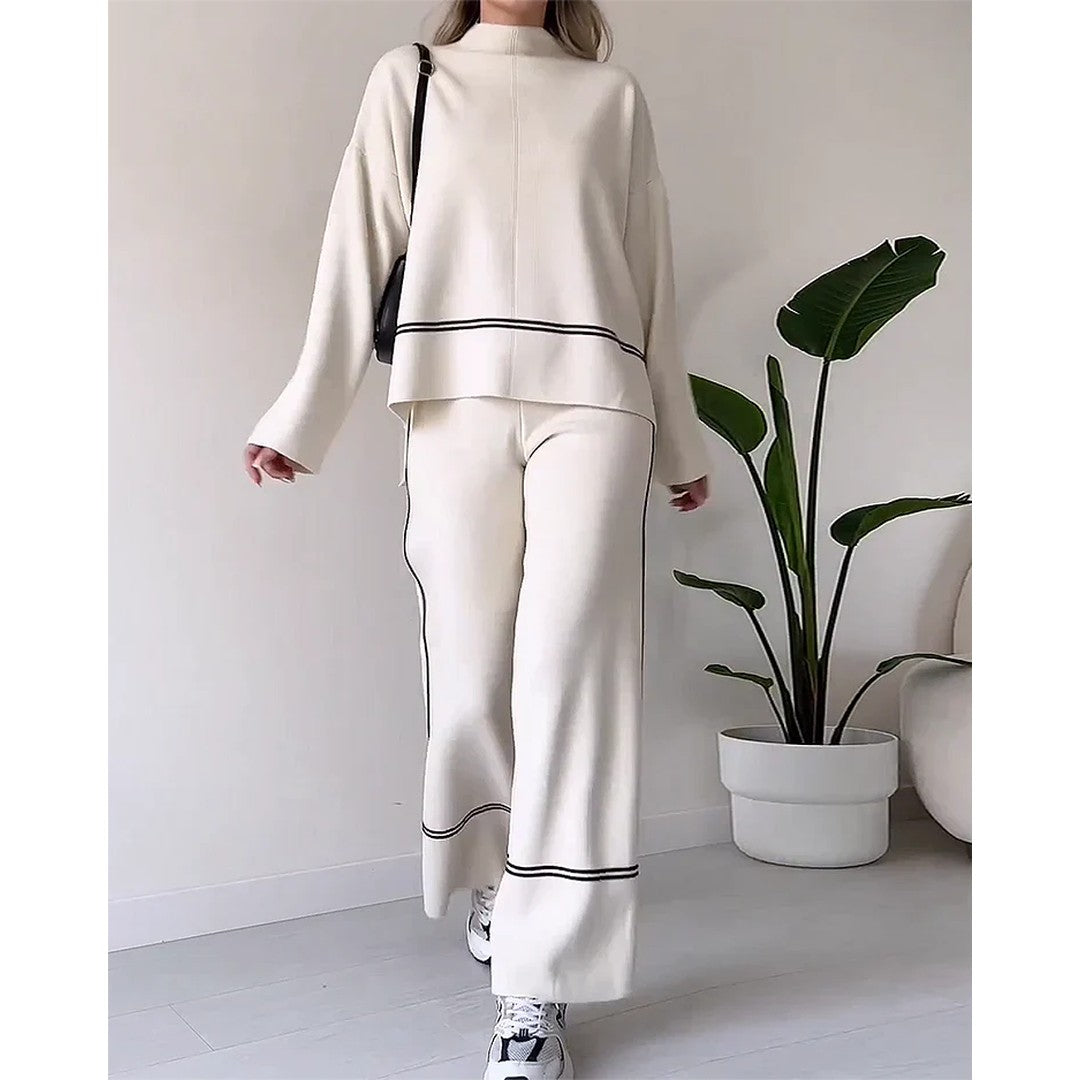 Woman wearing the Pandora women's apparel, side view