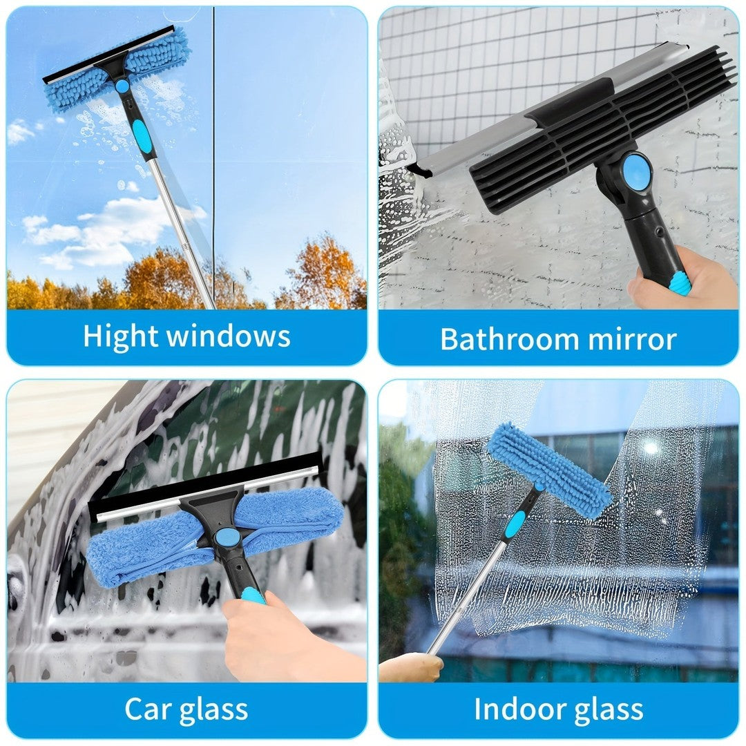 Telescopic window cleaner with squeegee - product photo 9