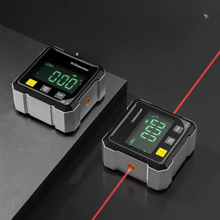 Digital laser angle gauge with magnetic base - product photo 6