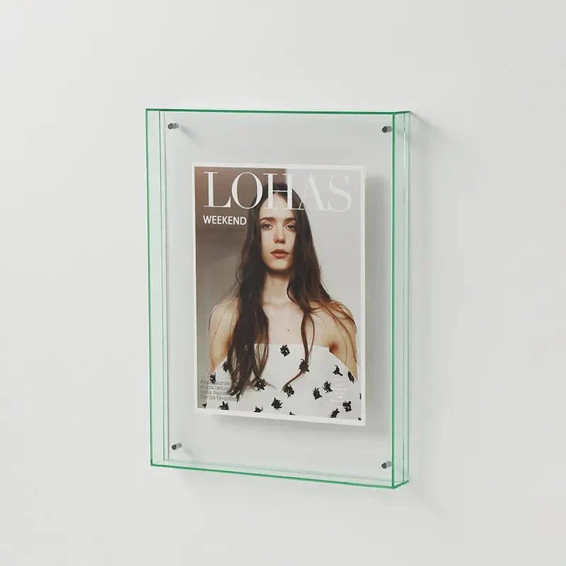 Colored acrylic floating photo frame - product photo 11