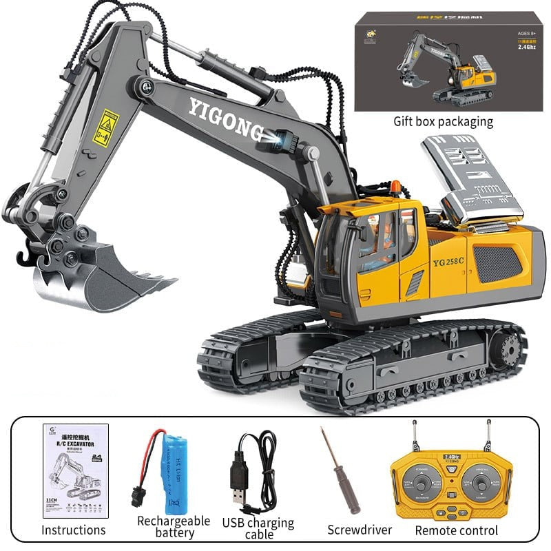 1:20 scale RC hydraulic excavator - product photo 4