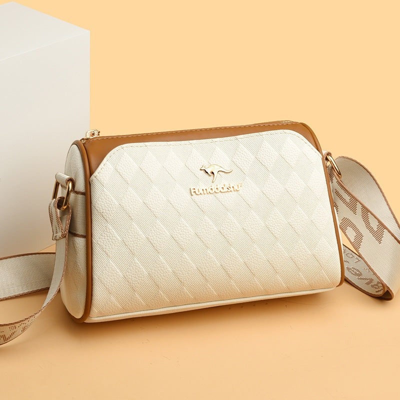 Three-compartment quilted crossbody bag - product photo 4