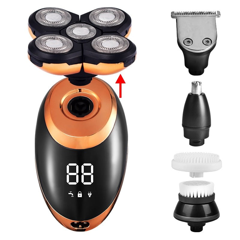 Waterproof cordless multi-head grooming trimmer - product photo 2