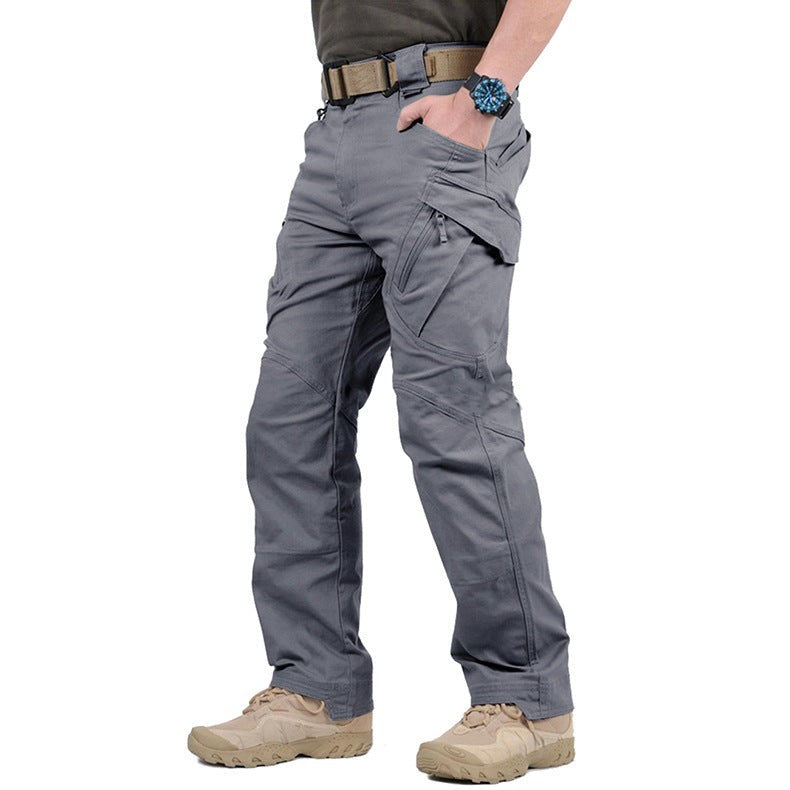 Water-repellent cargo pants with multiple pockets - product photo 4