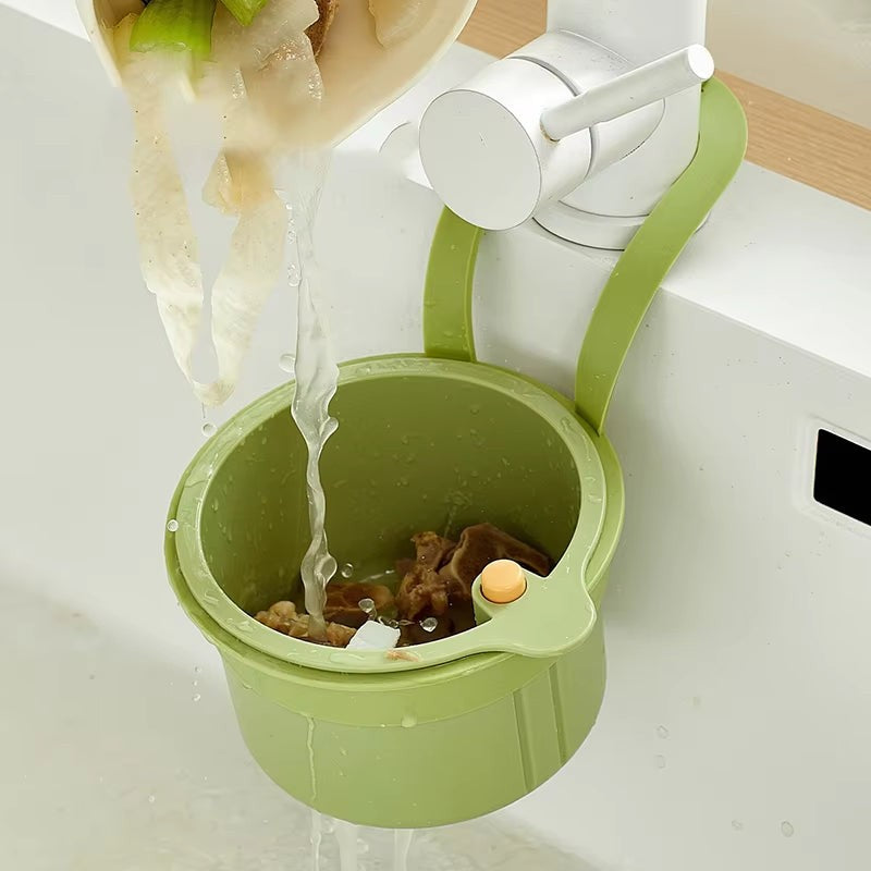 Hanging drain basket strainer with two-stage filter - product photo 3