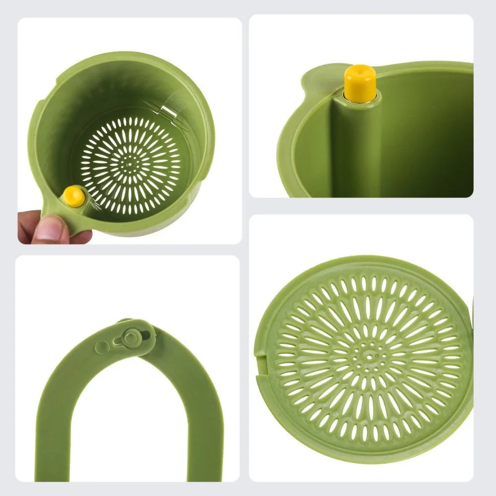 Hanging drain basket strainer with two-stage filter - product photo 7