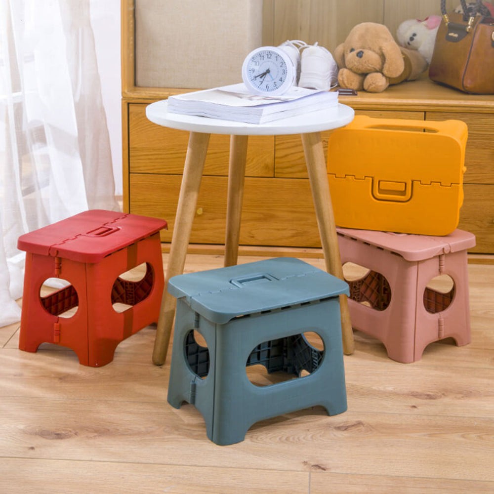 Folding step stool with carry handle - product photo 2