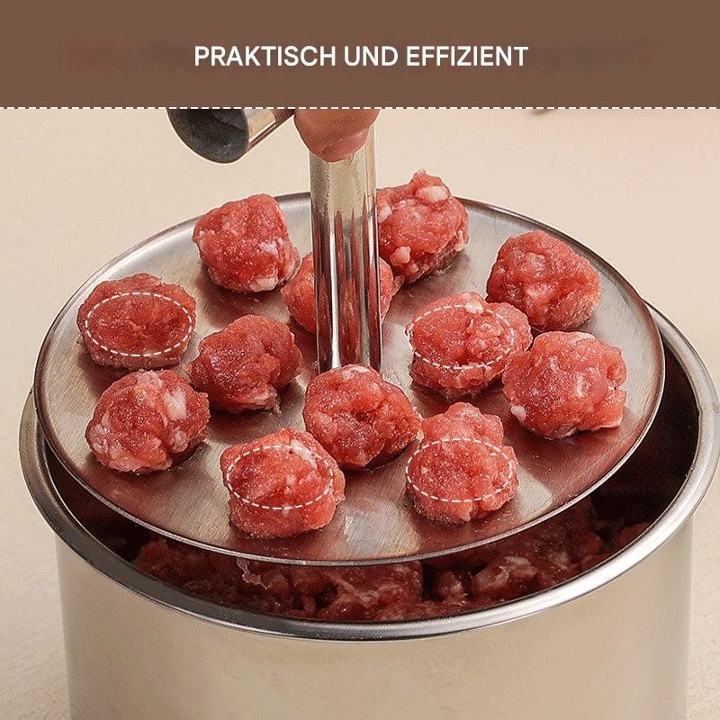 Stainless steel 12-cavity meatball press - product photo 2