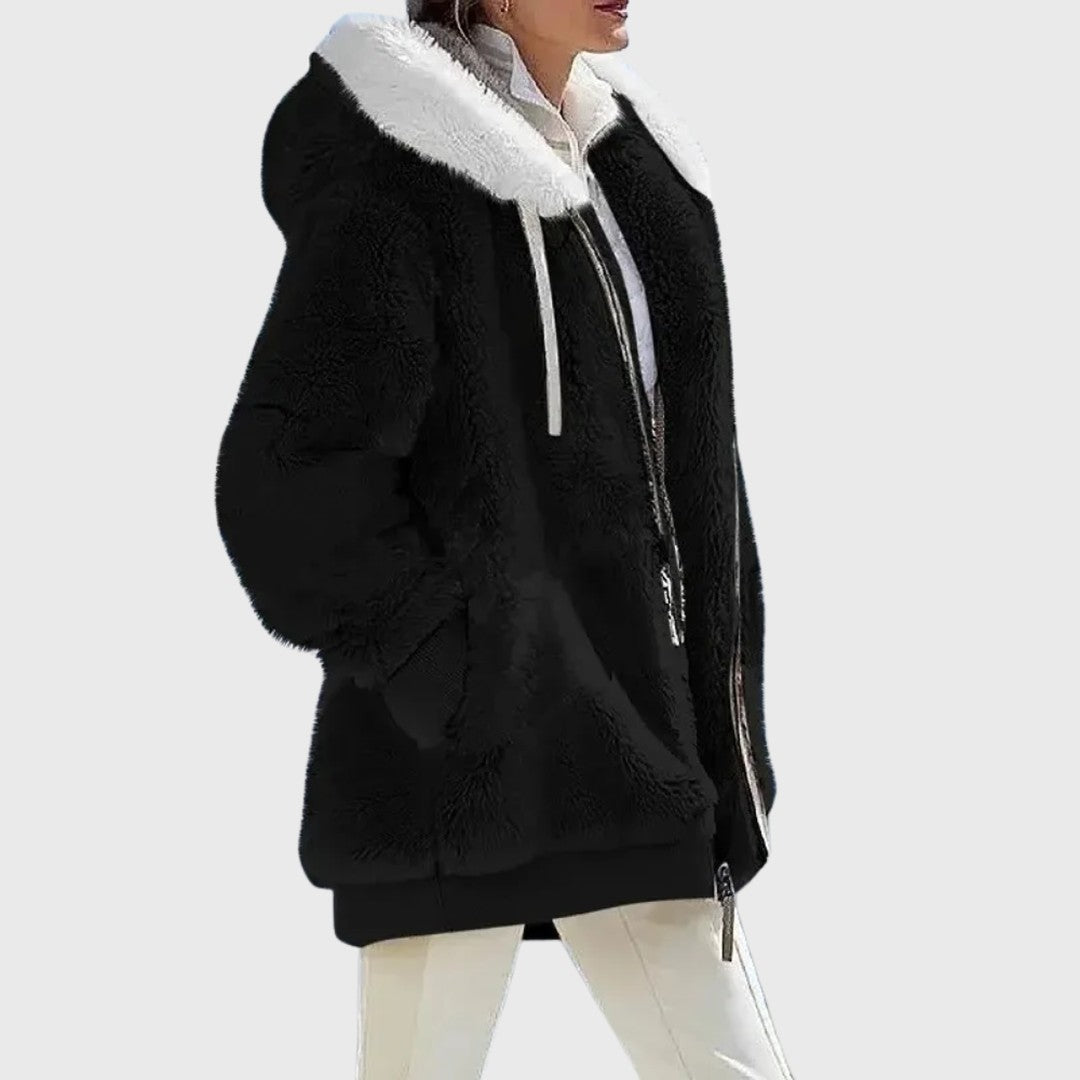 Woman wearing the Rosanna women's elegant jacket, 14 view