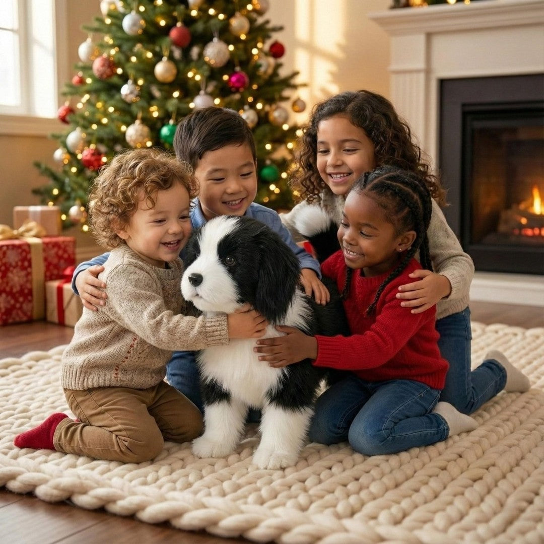 Plush toy dog that walks and barks - product photo 5