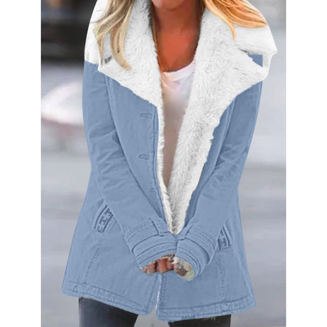 Woman wearing the Scarlett women's jacket, 11 view