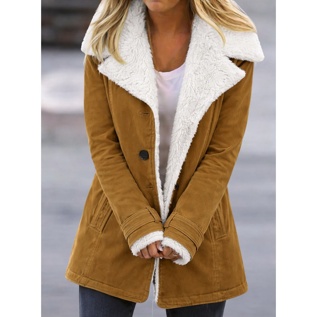 Woman wearing the Scarlett women's jacket, 13 view