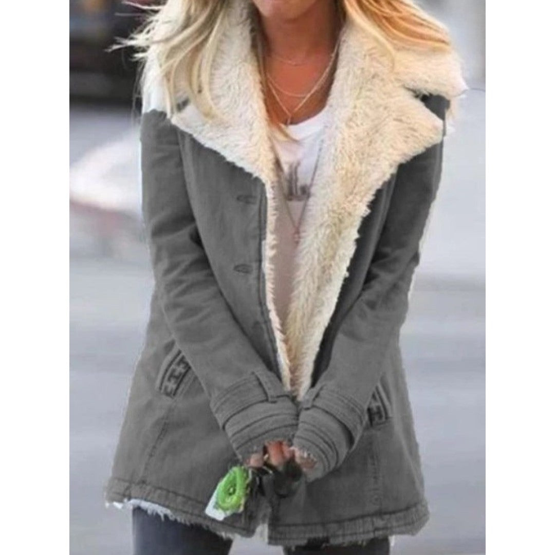 Woman wearing the Scarlett women's jacket, 8 view