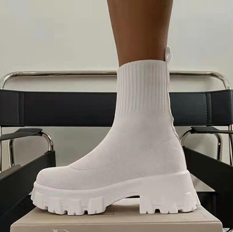 Women's fabric ankle boots - product photo 10