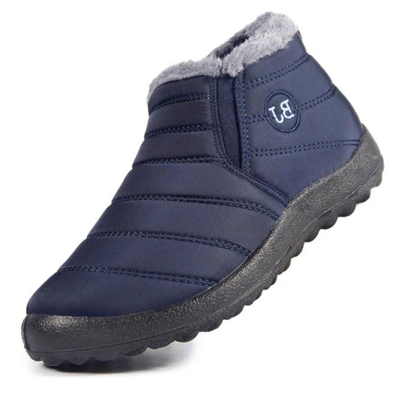 Waterproof lined winter slip-on boots - product photo 6