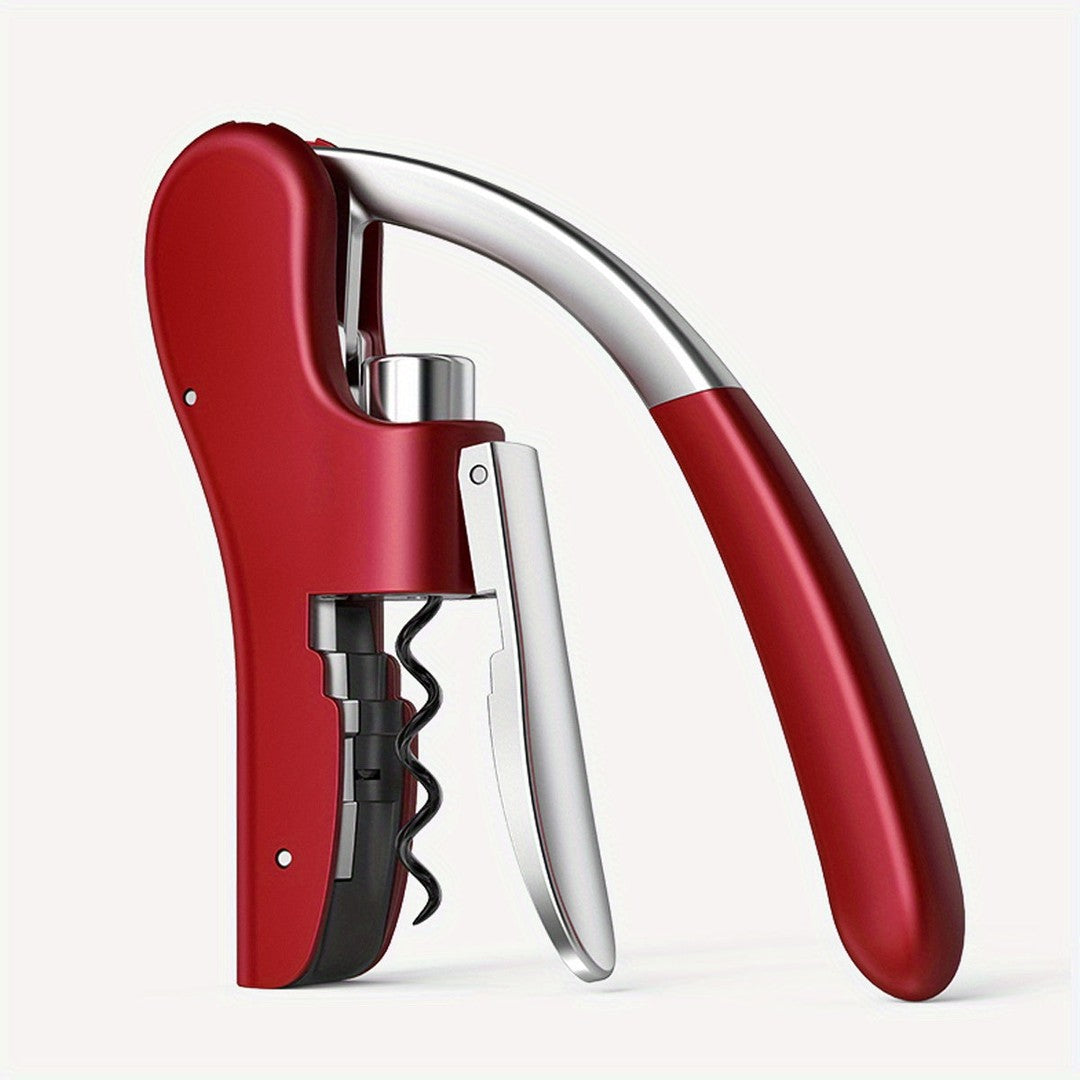 Lever-action corkscrew wine opener - product photo 5