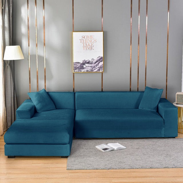 Elastic full-cover stretch sofa slipcover - product photo 16
