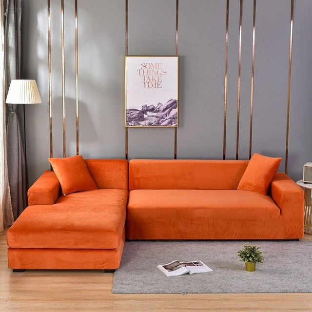 Elastic full-cover stretch sofa slipcover - product photo 20