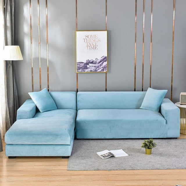 Elastic full-cover stretch sofa slipcover - product photo 8