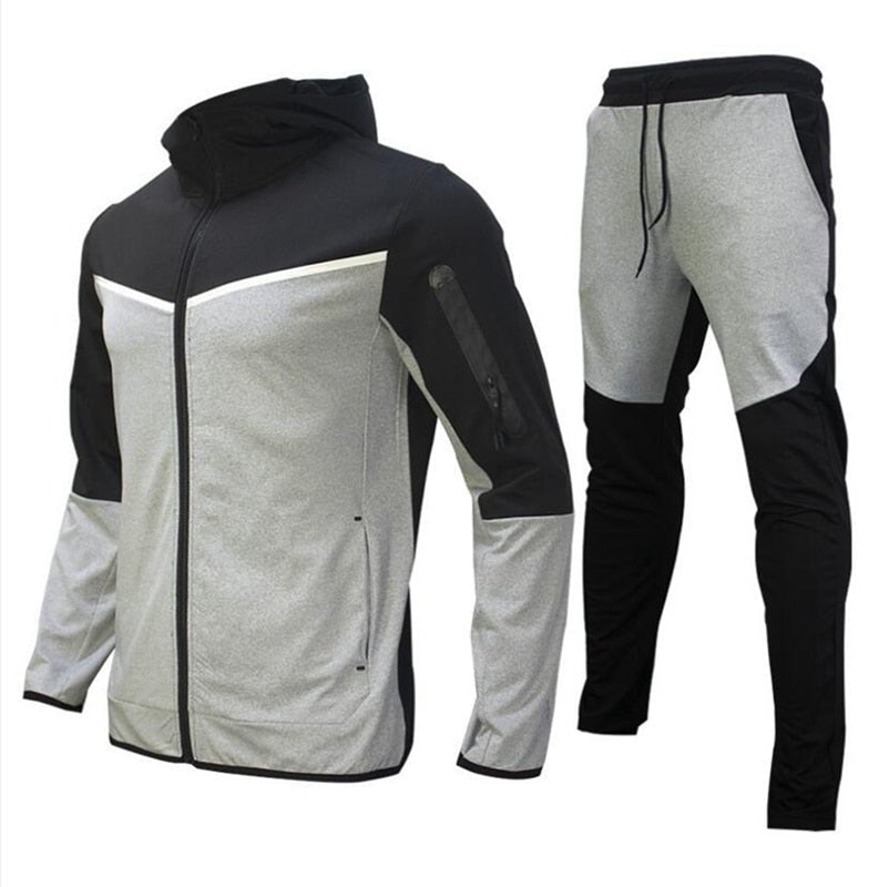 Men's wind-resistant two-piece tracksuit - product photo 2