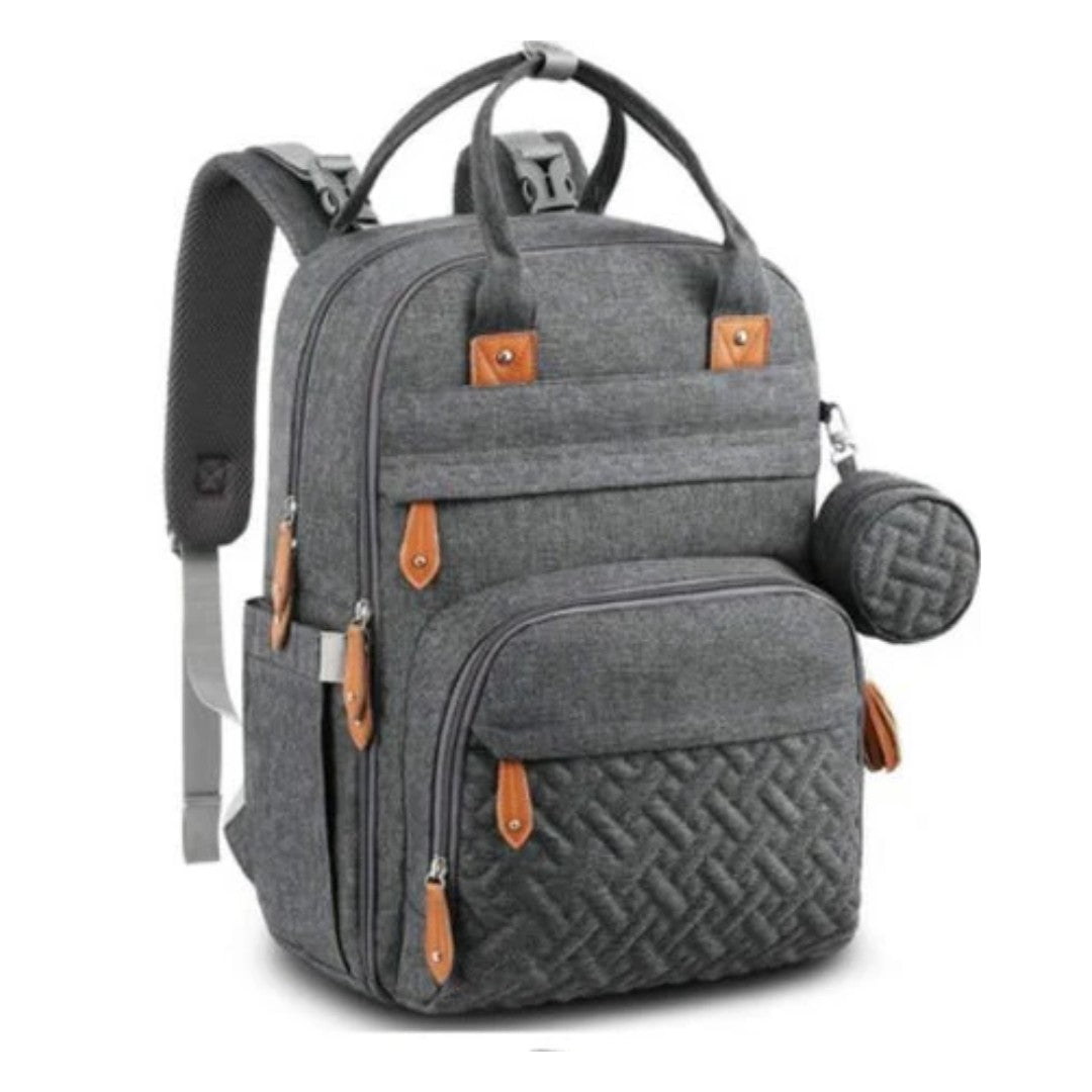 Structured diaper bag backpack - product photo 1