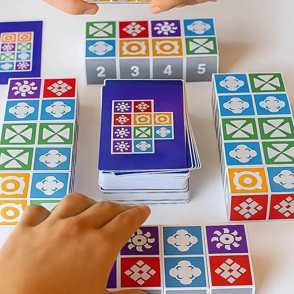 Symbol dice and card logic game - product photo 2