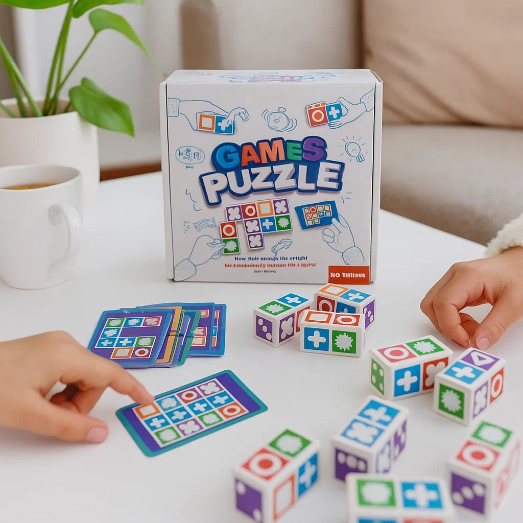 Symbol dice and card logic game - product photo 3