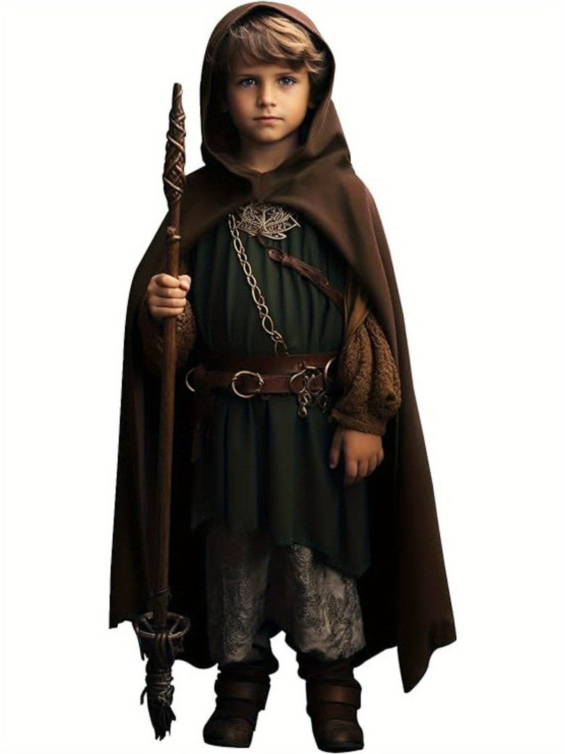Kids' hooded wizard cape - product photo 4