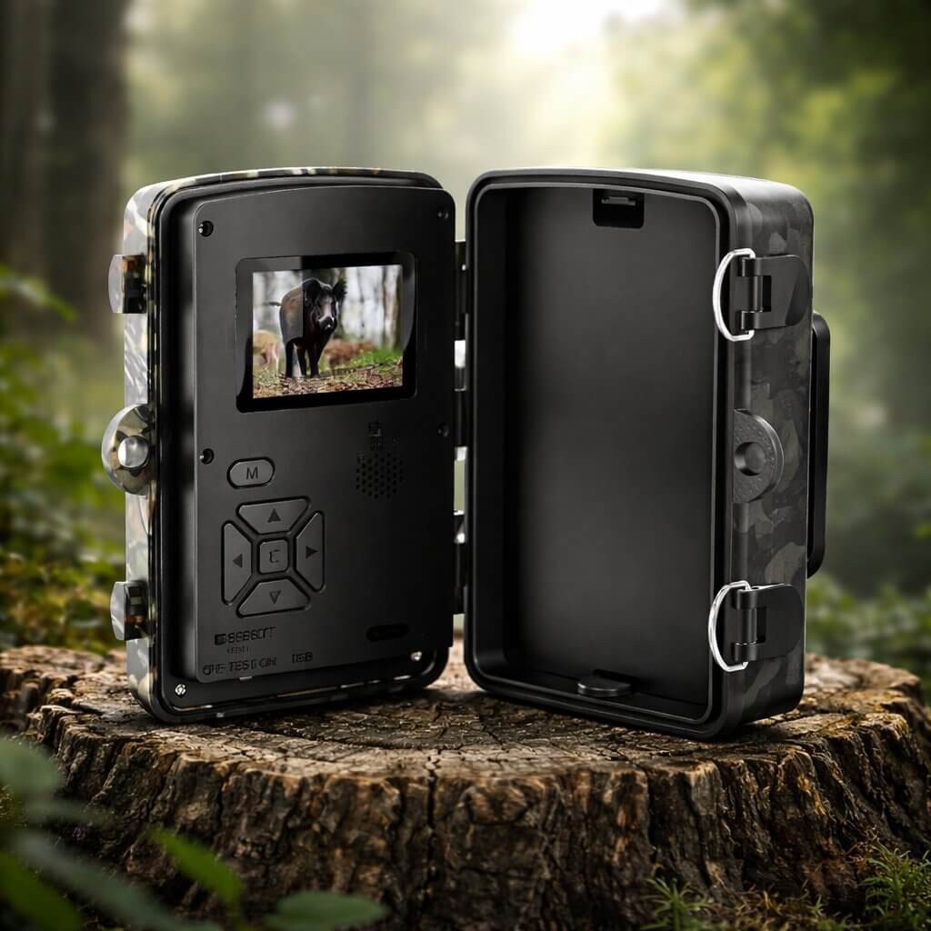Motion-triggered trail camera with infrared night vision - product photo 2