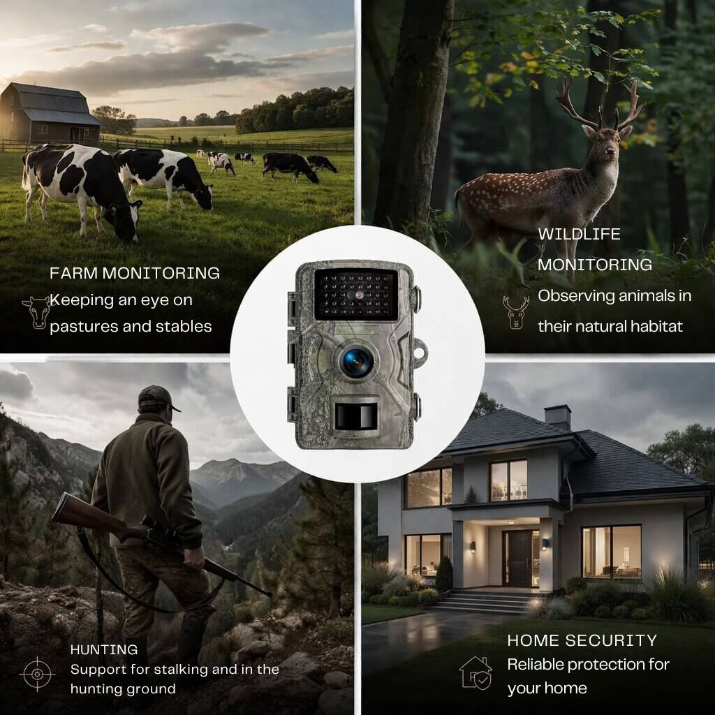 Motion-triggered trail camera with infrared night vision - product photo 6
