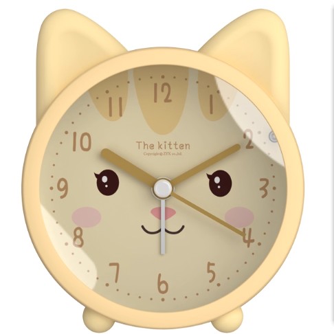 Silent bunny alarm clock with night light - product photo 4
