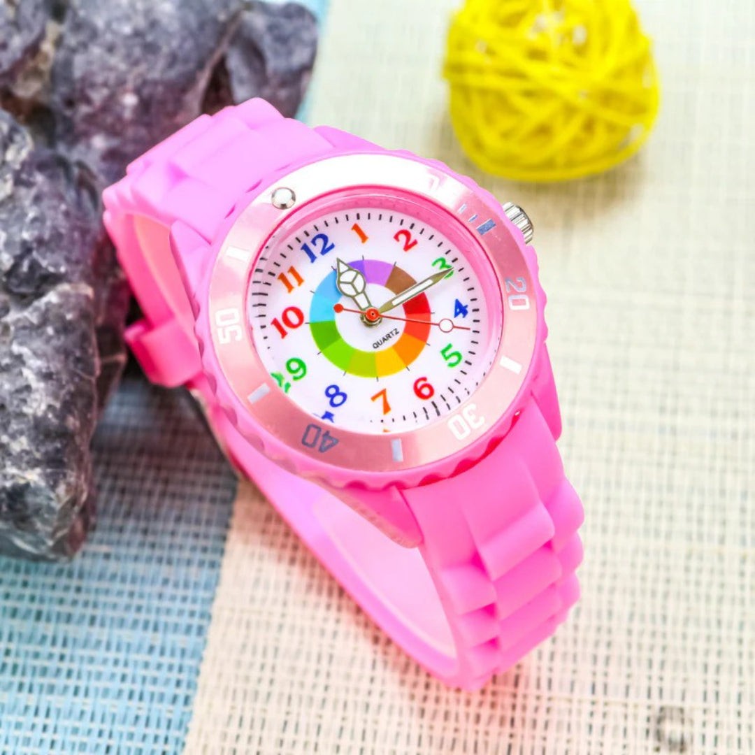 Children's learning watch with color-coded hands - product photo 2