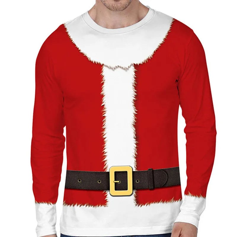 Printed novelty Christmas jumper - product photo 4