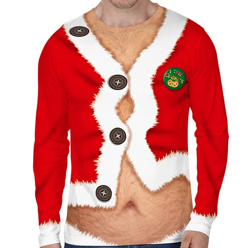 Printed novelty Christmas jumper - product photo 9