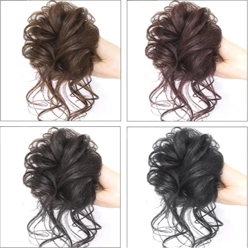 Elastic messy bun hairpiece - product photo 4
