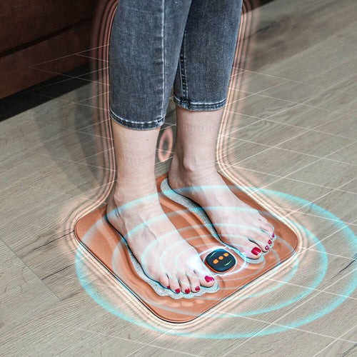 Ems pulse foot massager pad with remote - product photo 2