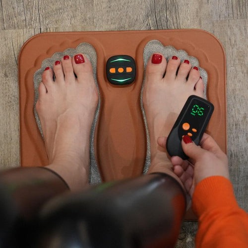Ems pulse foot massager pad with remote - product photo 4