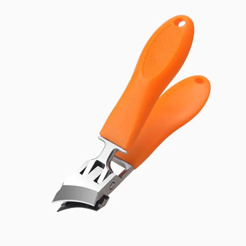 Wide-grip nail clippers with splash guard - product photo 8