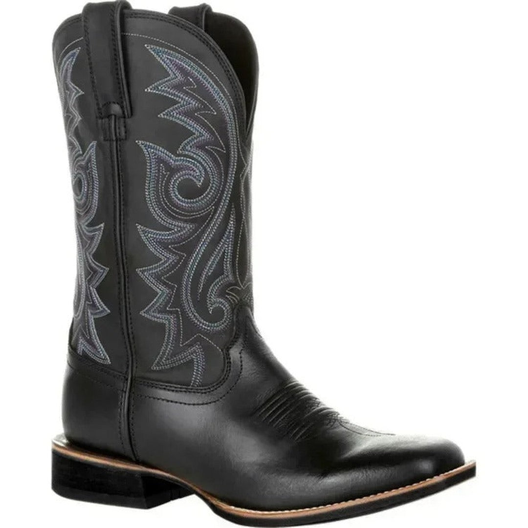 Man wearing the Tristan men's shoes, front view