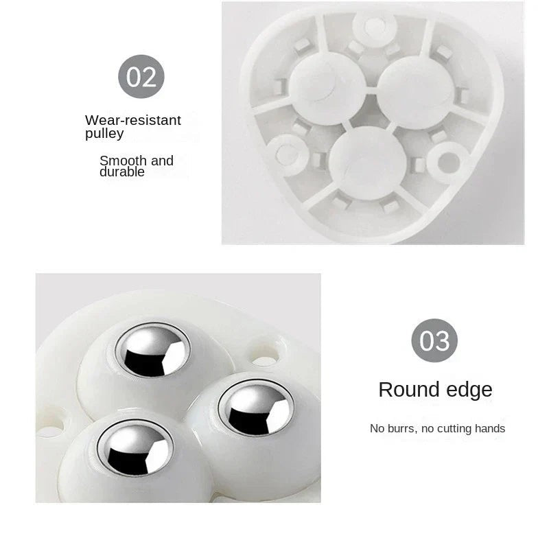 Self-adhesive 360 degree furniture casters - product photo 7