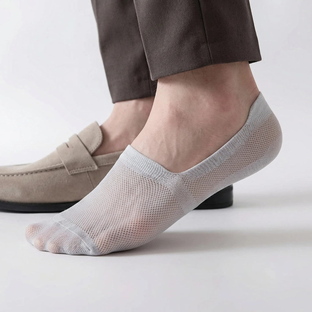 No-show socks with silicone heel grip - product photo 9