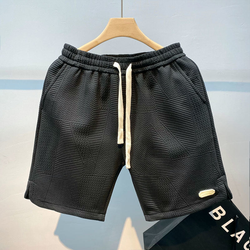 Jude | Men's Textured Pull-On Drawstring Shorts
