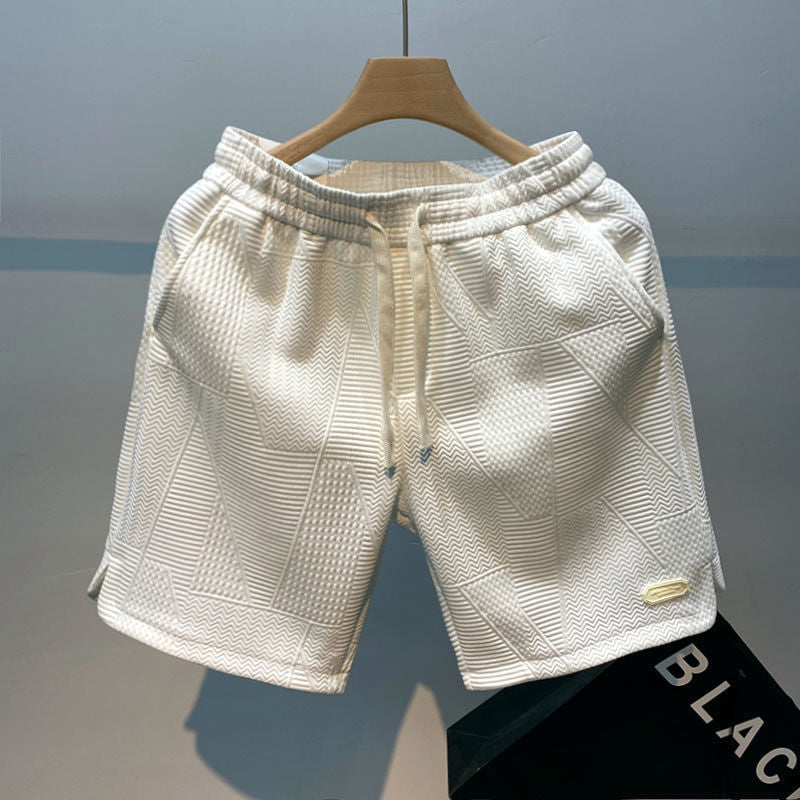 Jude | Men's Textured Pull-On Drawstring Shorts