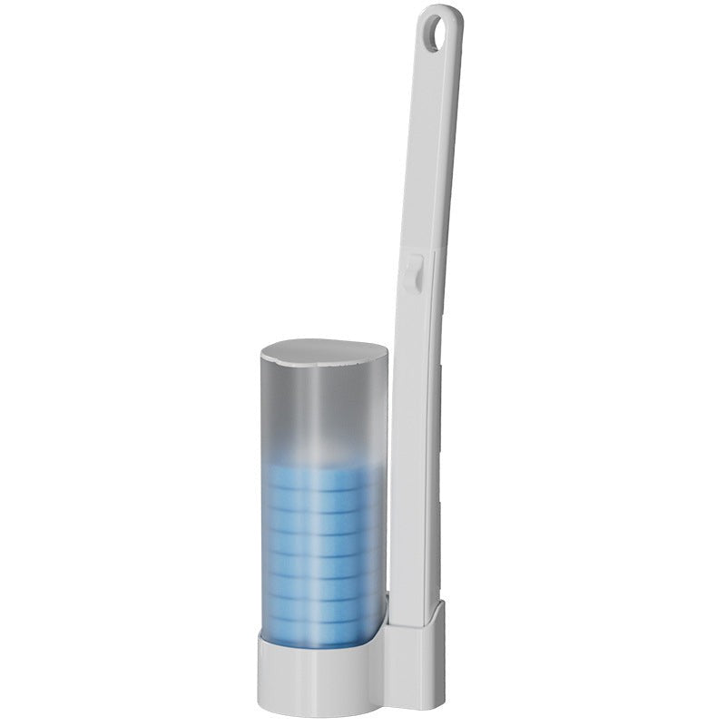Disposable toilet brush with pre-loaded sponge heads - product photo 17
