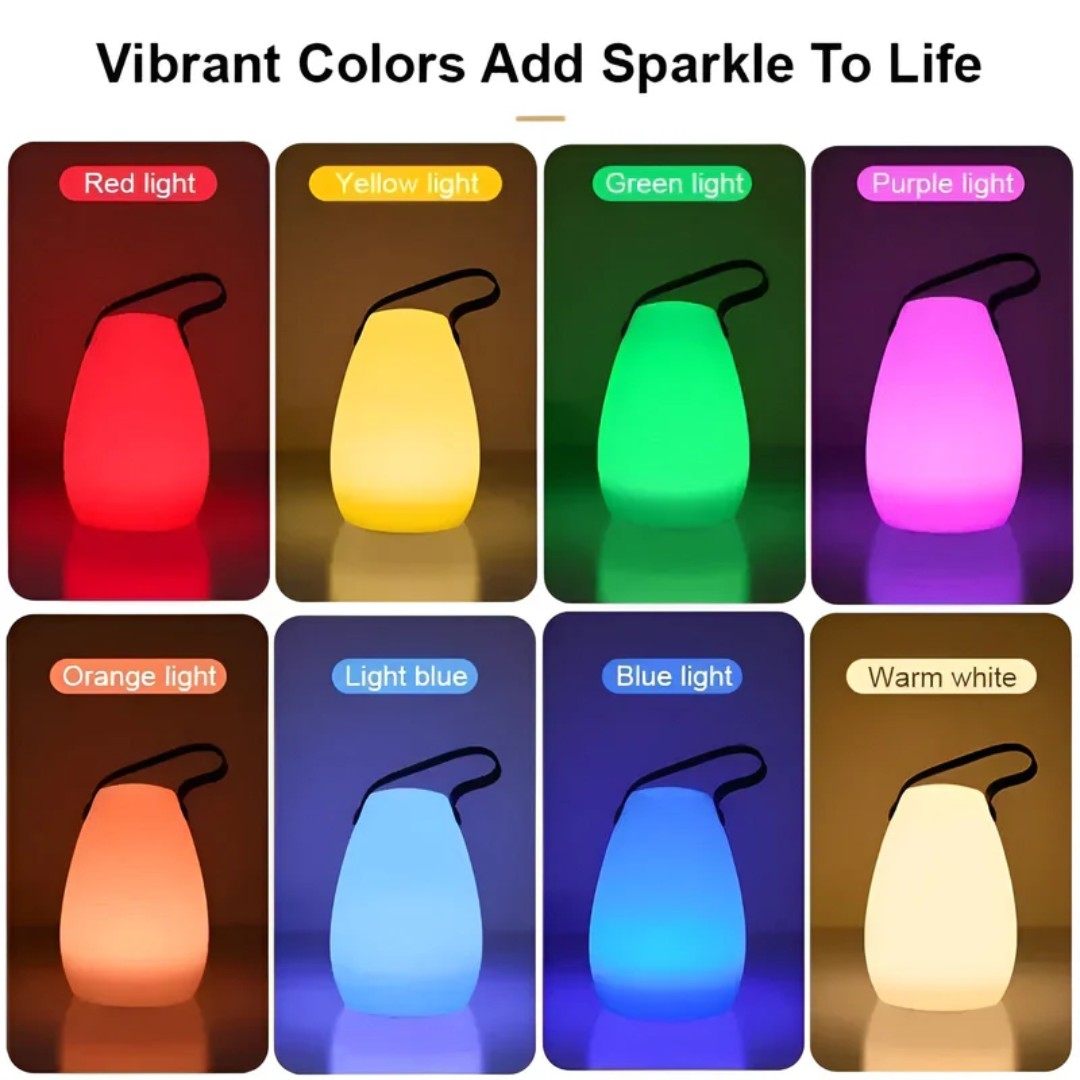 Portable waterproof cordless LED table lamp - product photo 2