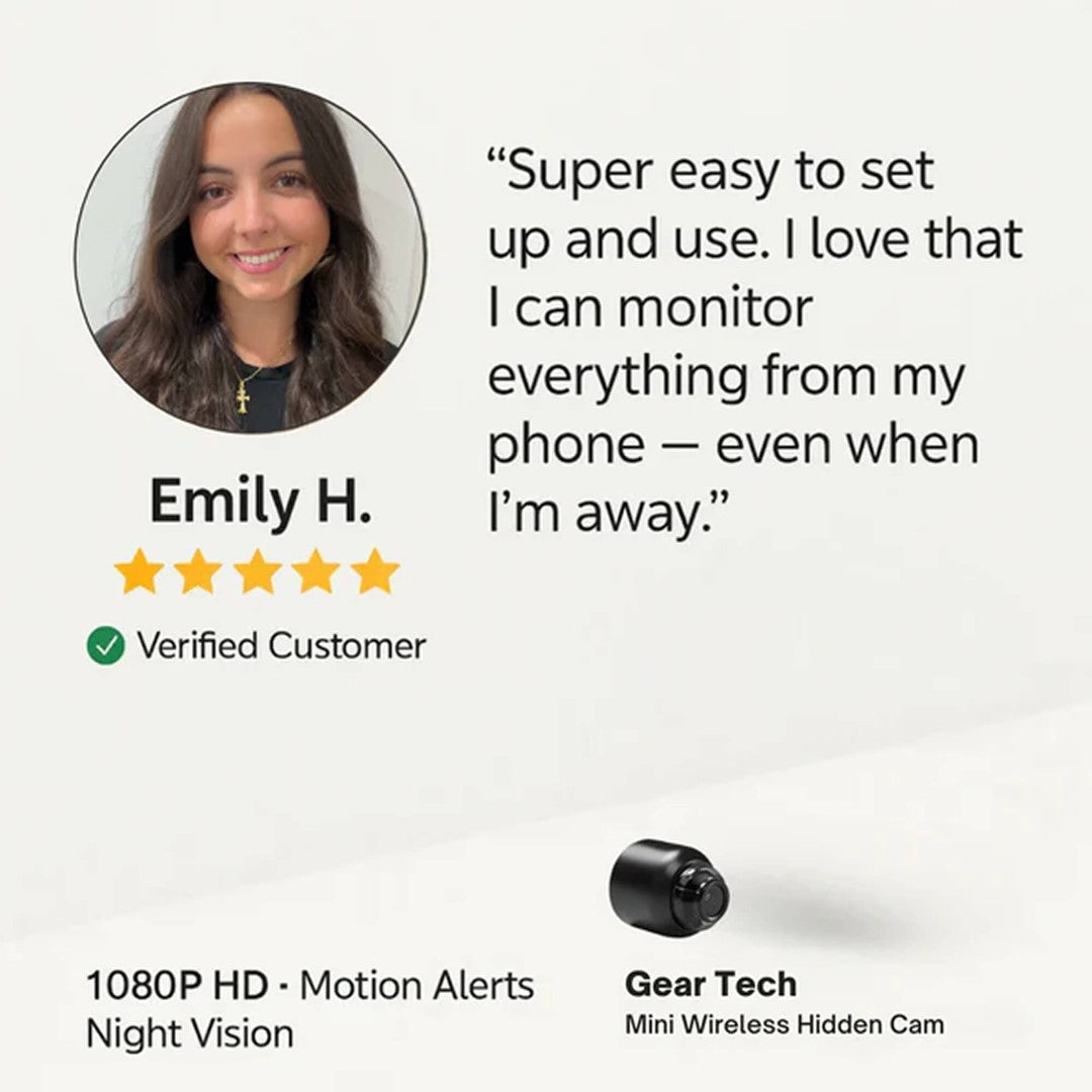 Mini 1080p WiFi indoor camera - product photo 10